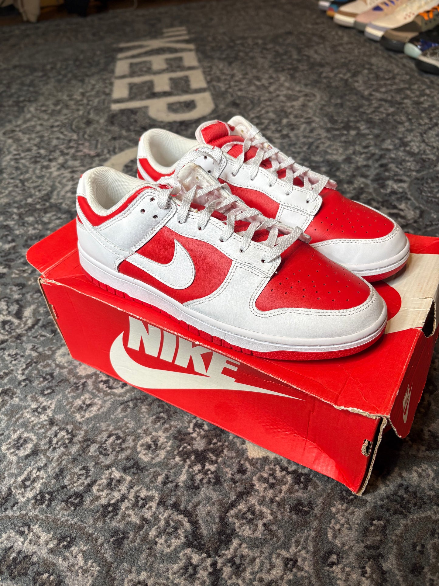 Nike Dunk Low “Championship Red” Clean Og Size 10
