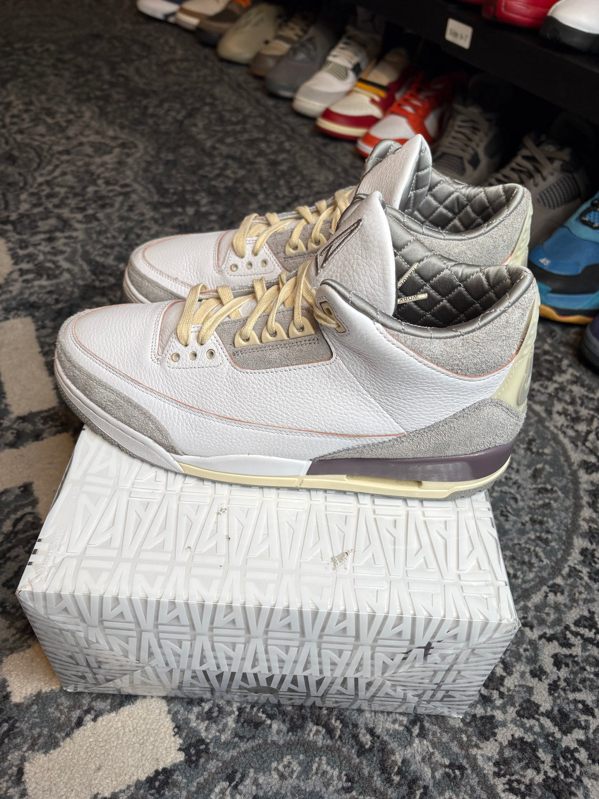 Jordan 3 Retro “A Ma Maniere” Clean Og Size 11.5M/13W