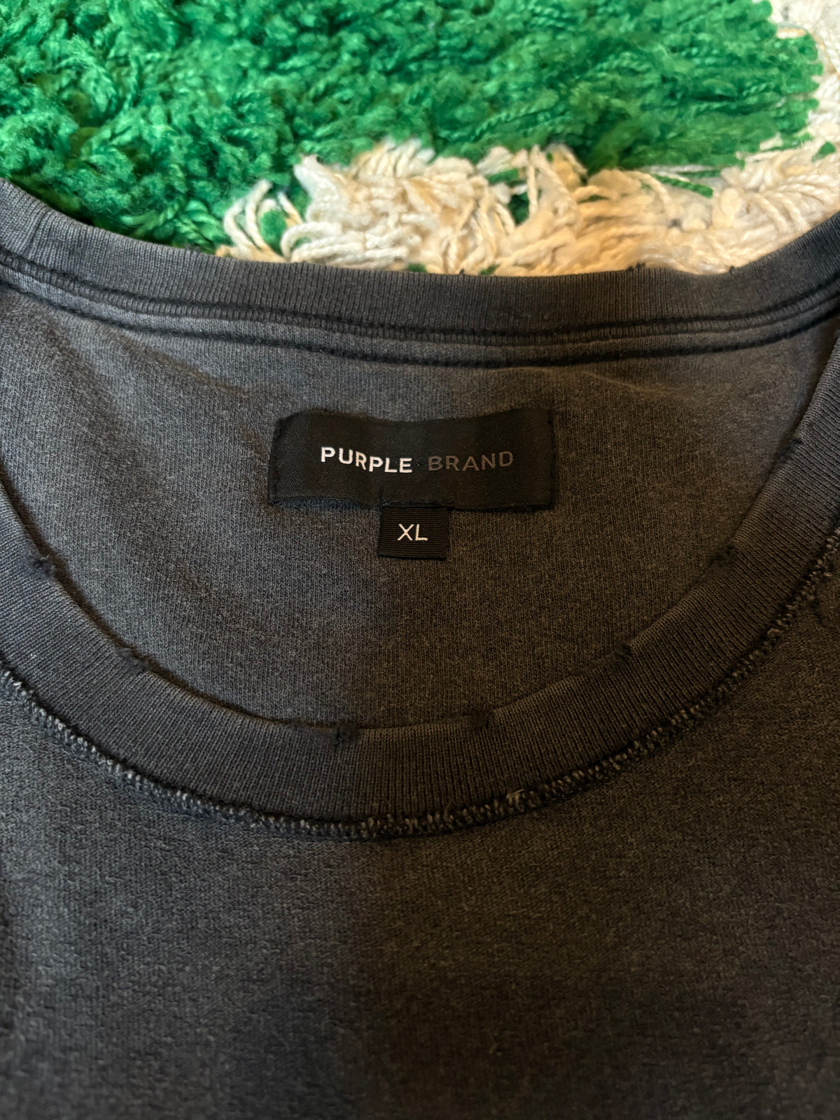 Purple Brand Tee Gray Angels Size XL