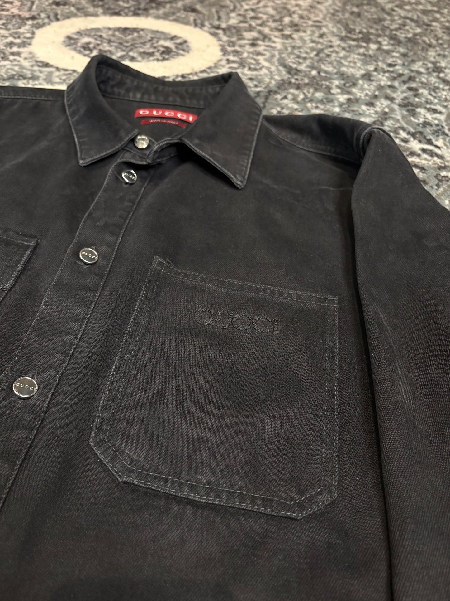 Gucci Denim Overshirt PO Size XXL