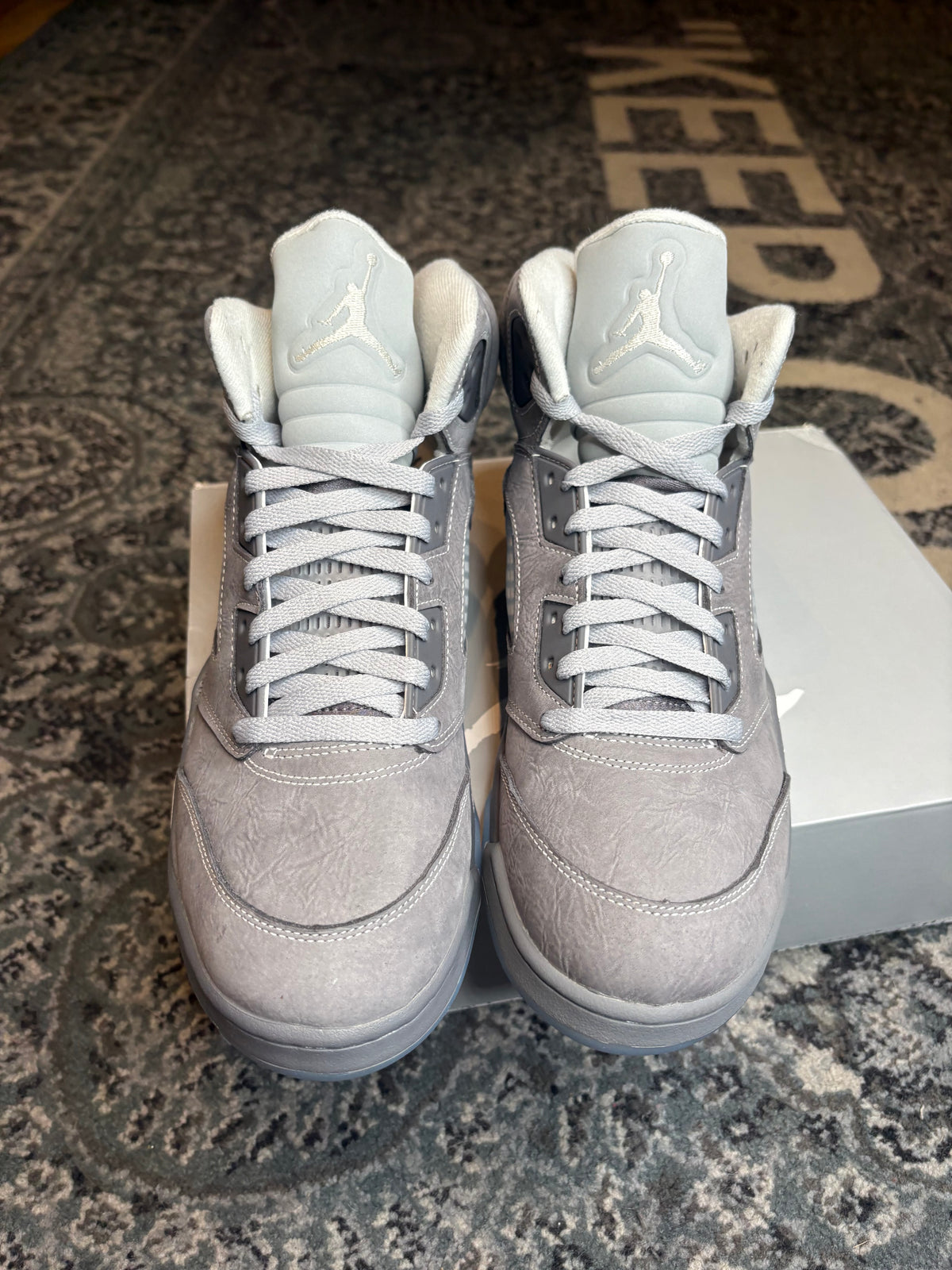 Jordan 5 Retro “Wolf Grey” Clean Og Size 10