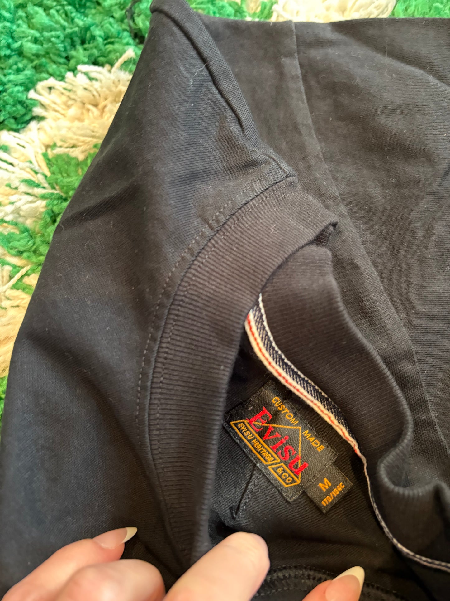 Evisu Tee Black Size Medium