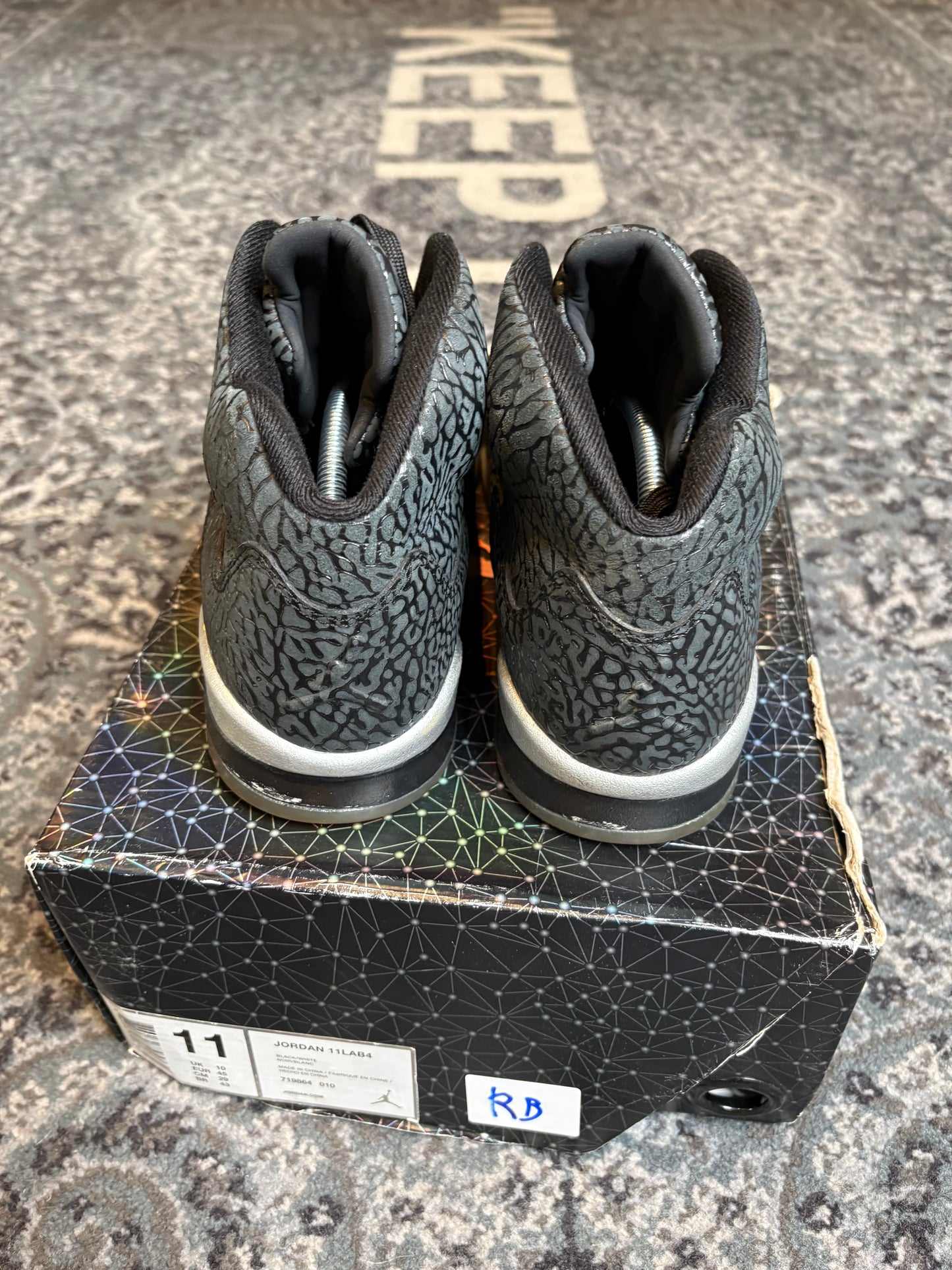 Jordan 5 “3Lab5 Elephant Print” PO RB SIZE 11