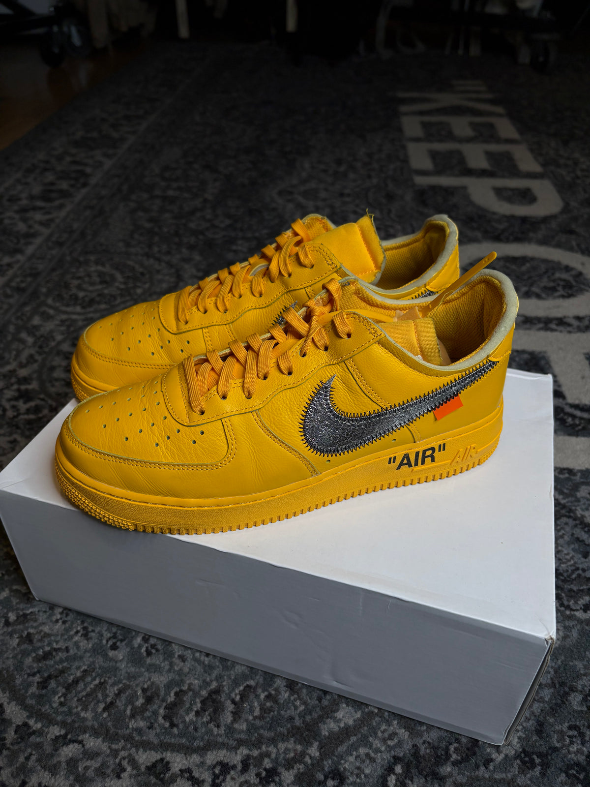 Nike Air Force 1 Low “Off-White ICA University Gold” Clean Og Size 9