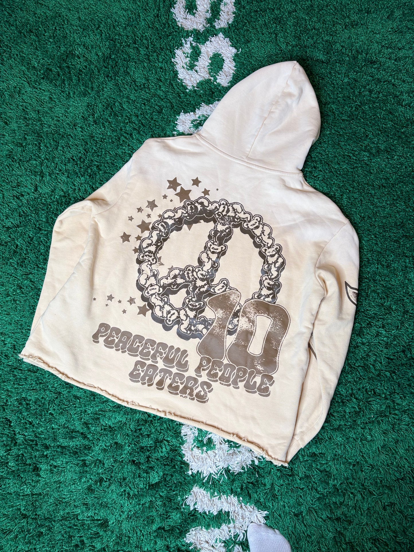 777 Hoodie Cream Size XL