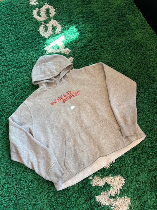 General Public Dog Hoodie Gray Size XL