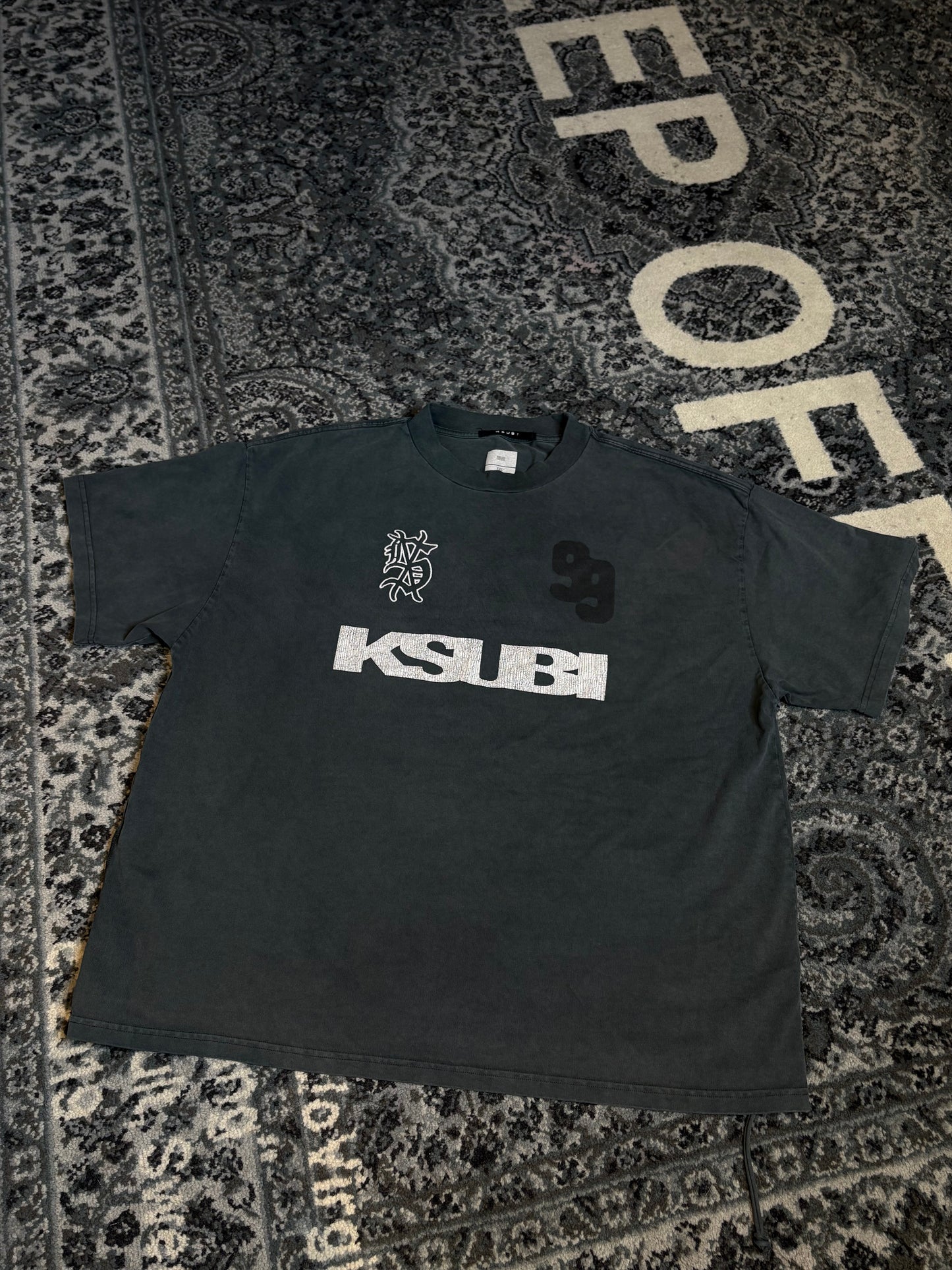 Ksubi Dark Gray Tee Size XXL