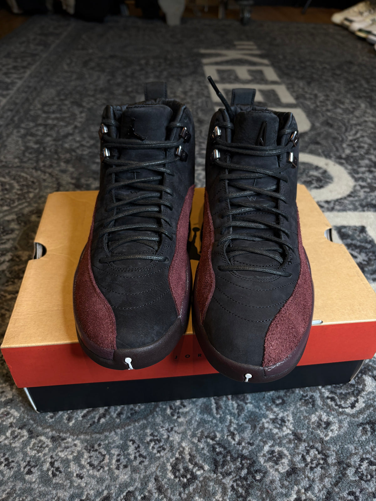 Jordan 12 Retro “A Ma Maniere Black” Vnds Og Size 10.5M/12W