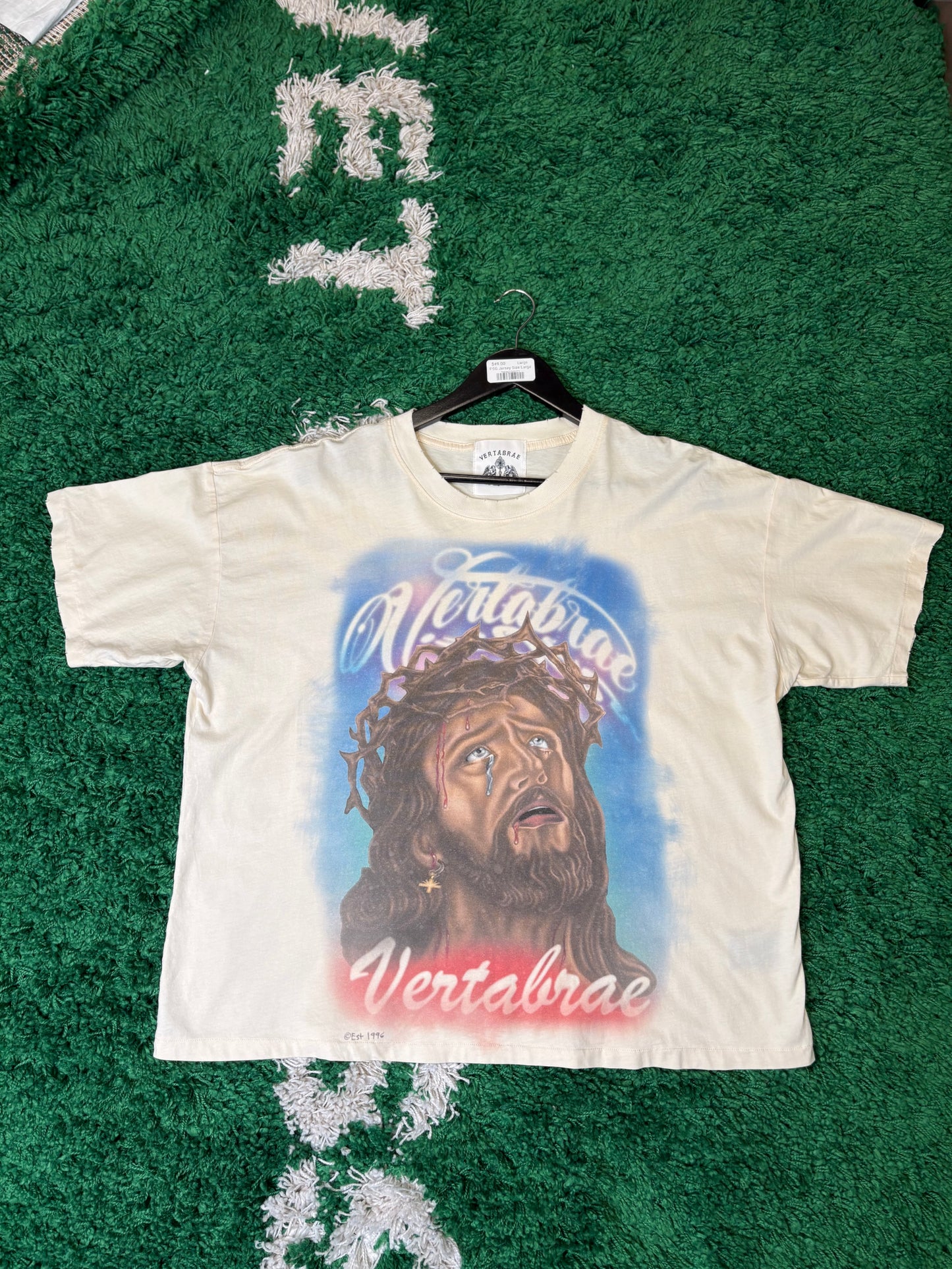 Vertebrae Airbrush Tee Size Large