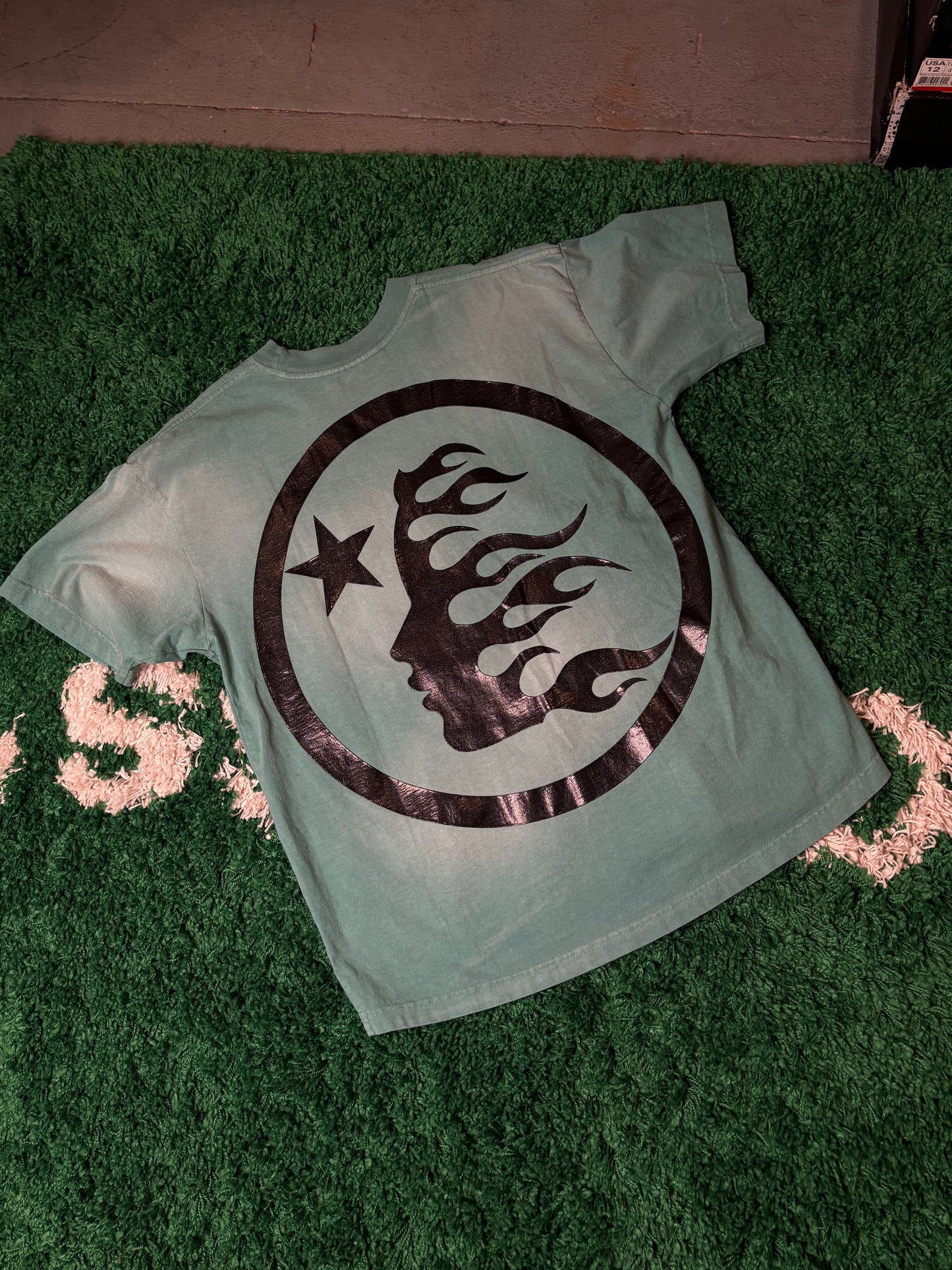 Hellstar Logo Tee Light Blue Size Medium