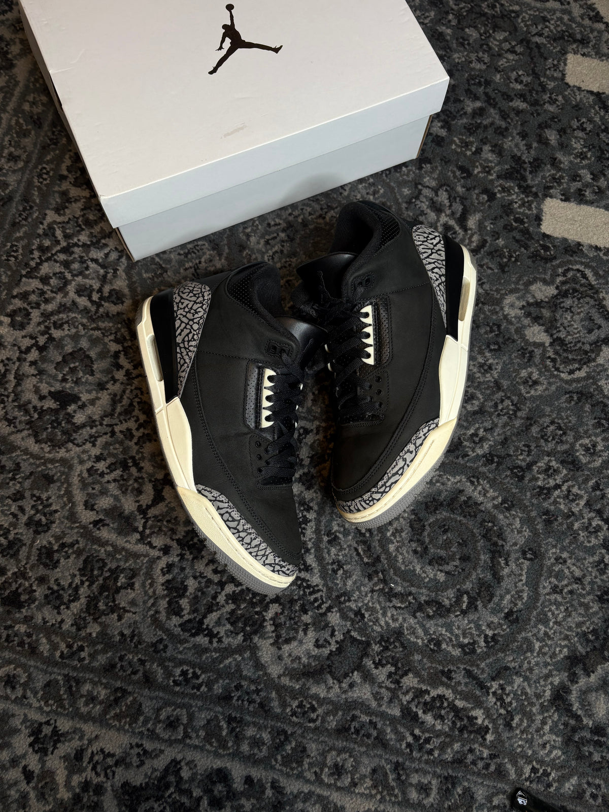 Jordan 3 Retro “Off Noir” Clean Og Size 10M/11.5W