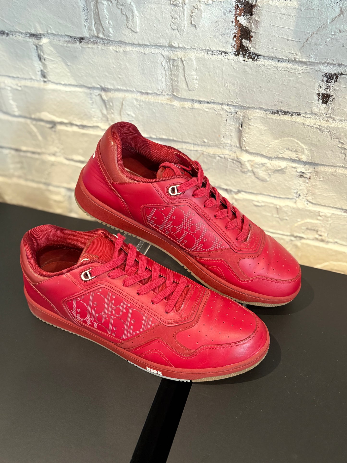 Dior Red Monogram Sneaker Clean NB Size 46