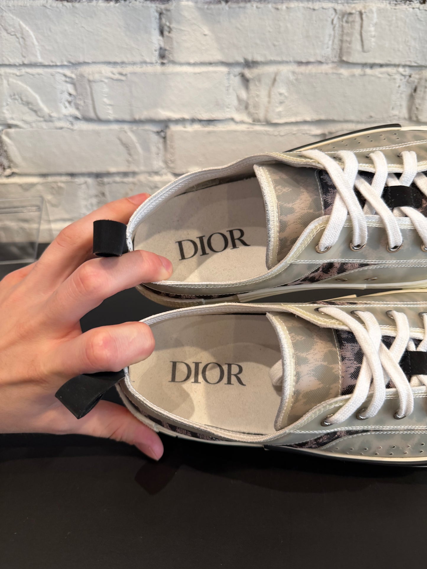 Dior B23 Low Leopard Print Clean NB Size 44