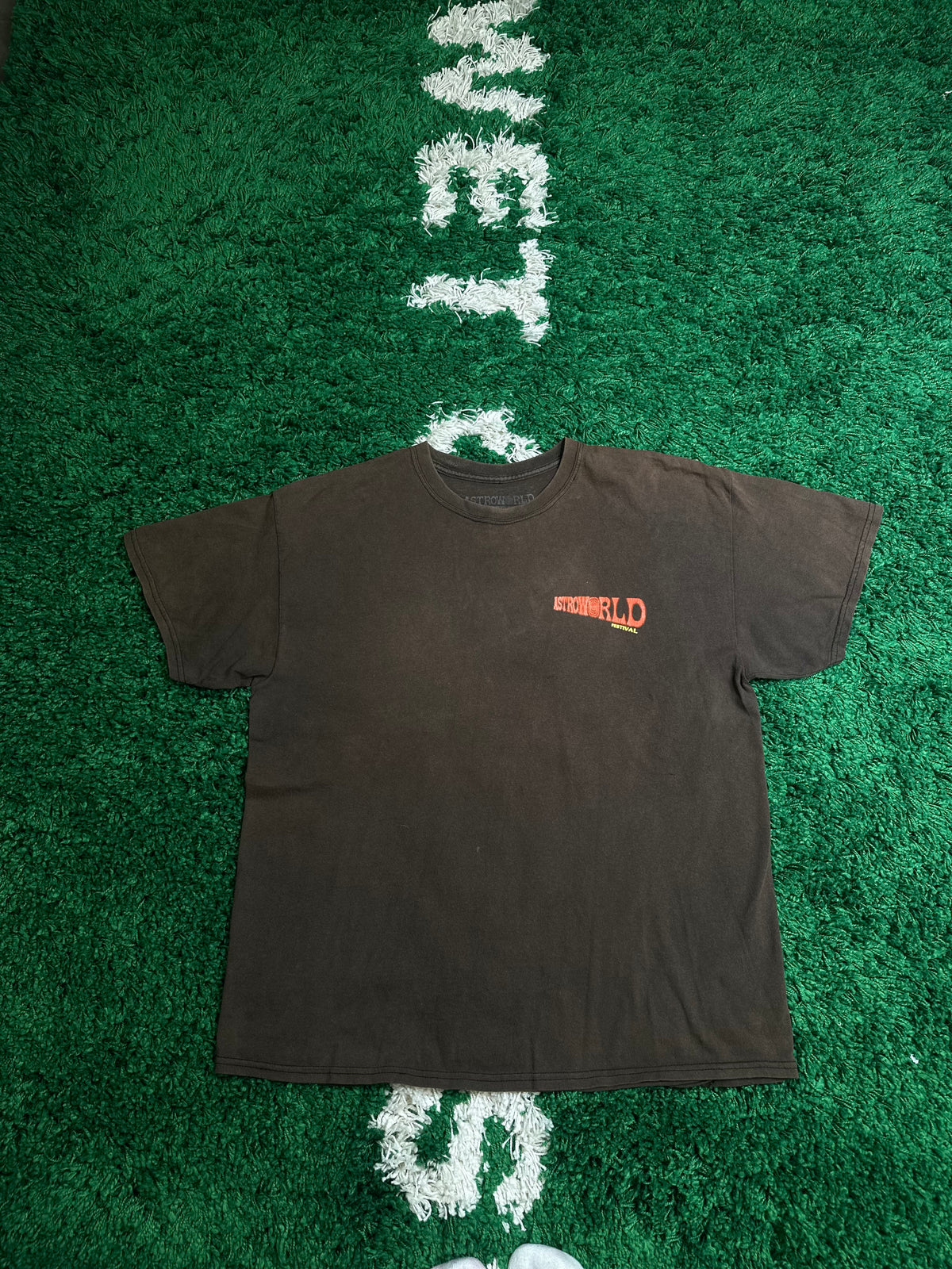 Astroworld Festival Tee Brown Size Large