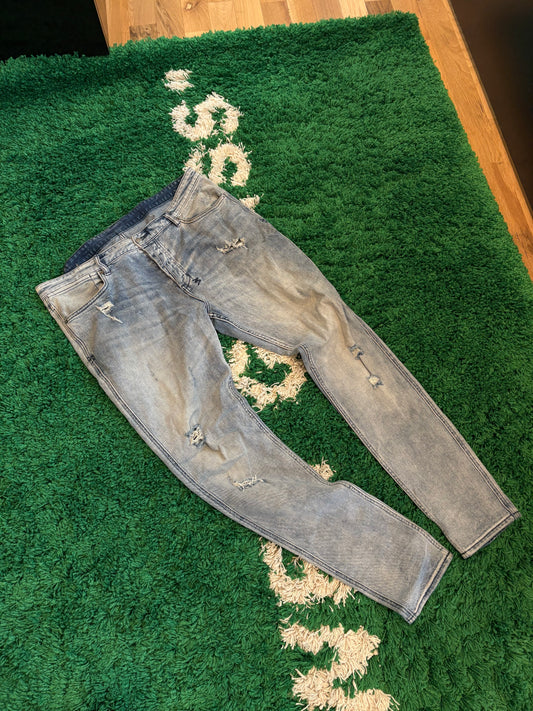 Ksubi Light Wash Distressed Jeans Size 40