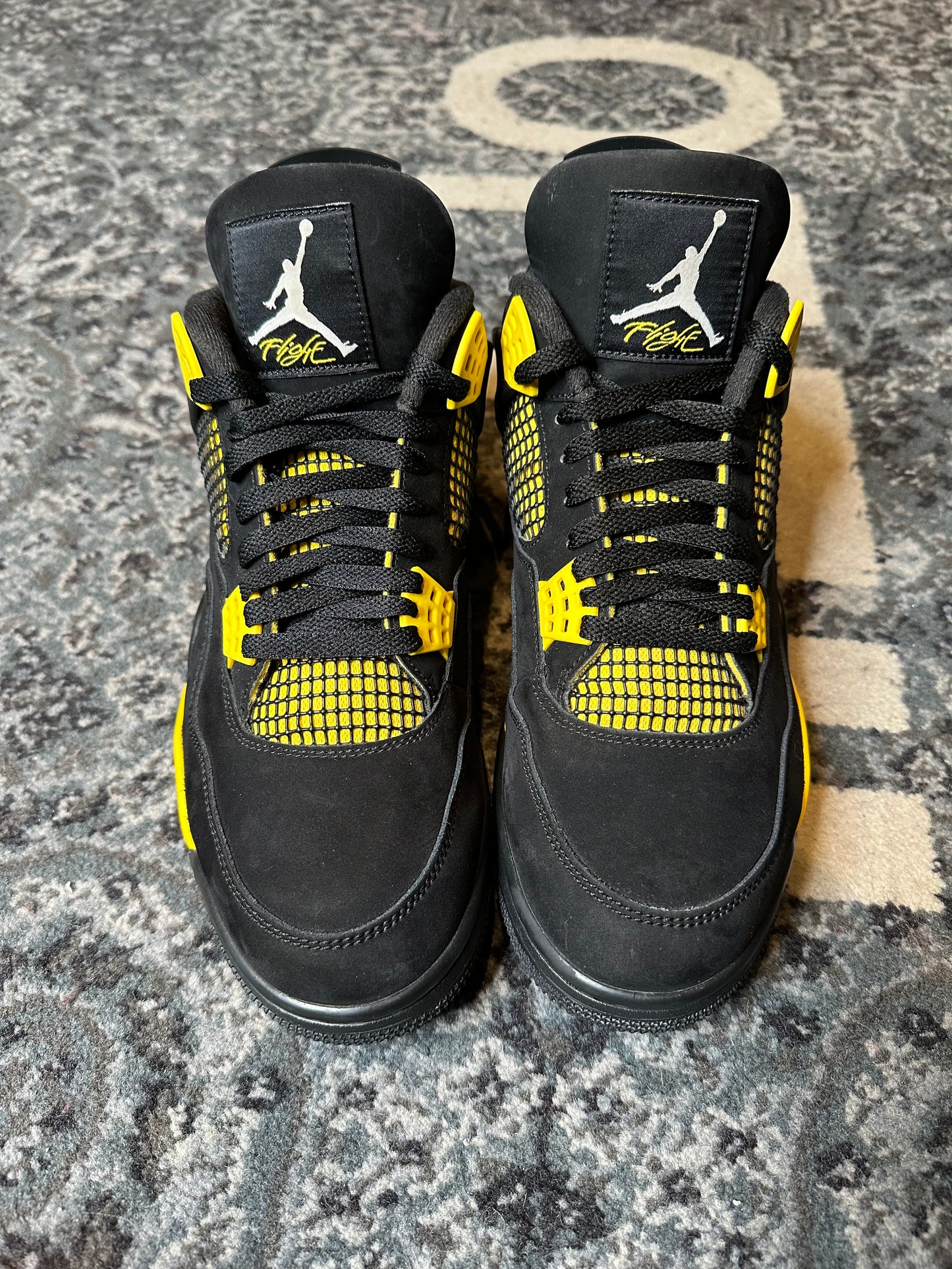Jordan 4 Retro “Thunder Yellow” Clean Nb Size 12
