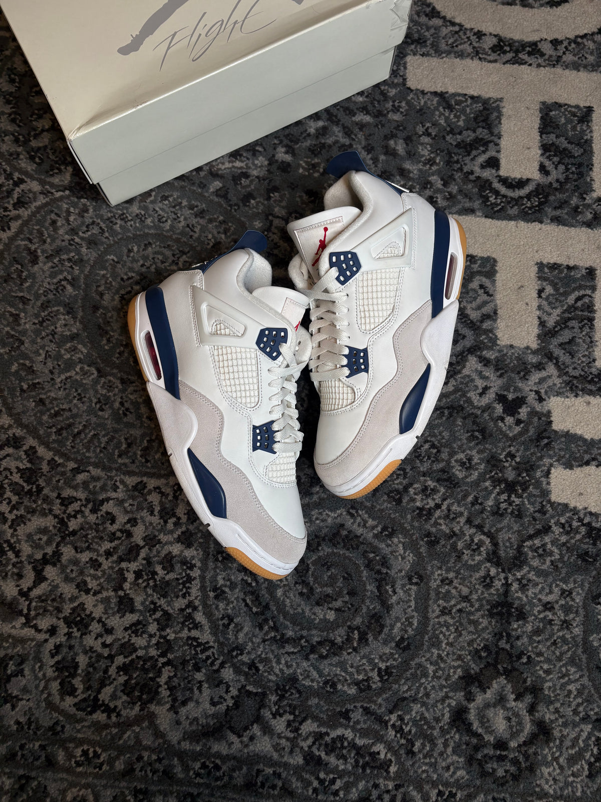 Jordan 4 Retro Sb “Navy” Clean Og Size 10.5