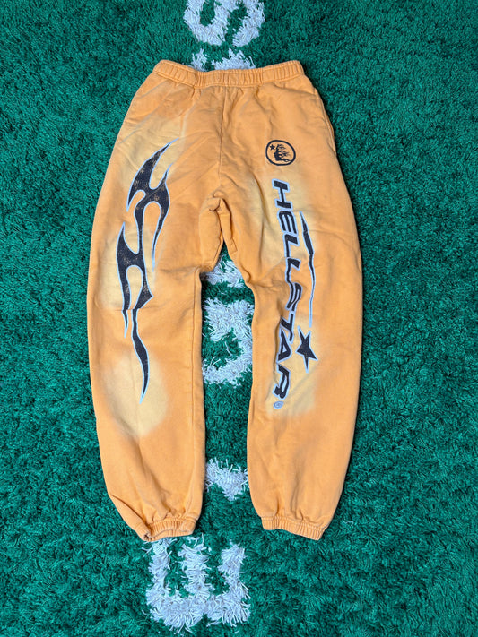 Hellstar Sweatpants Orange Size Large