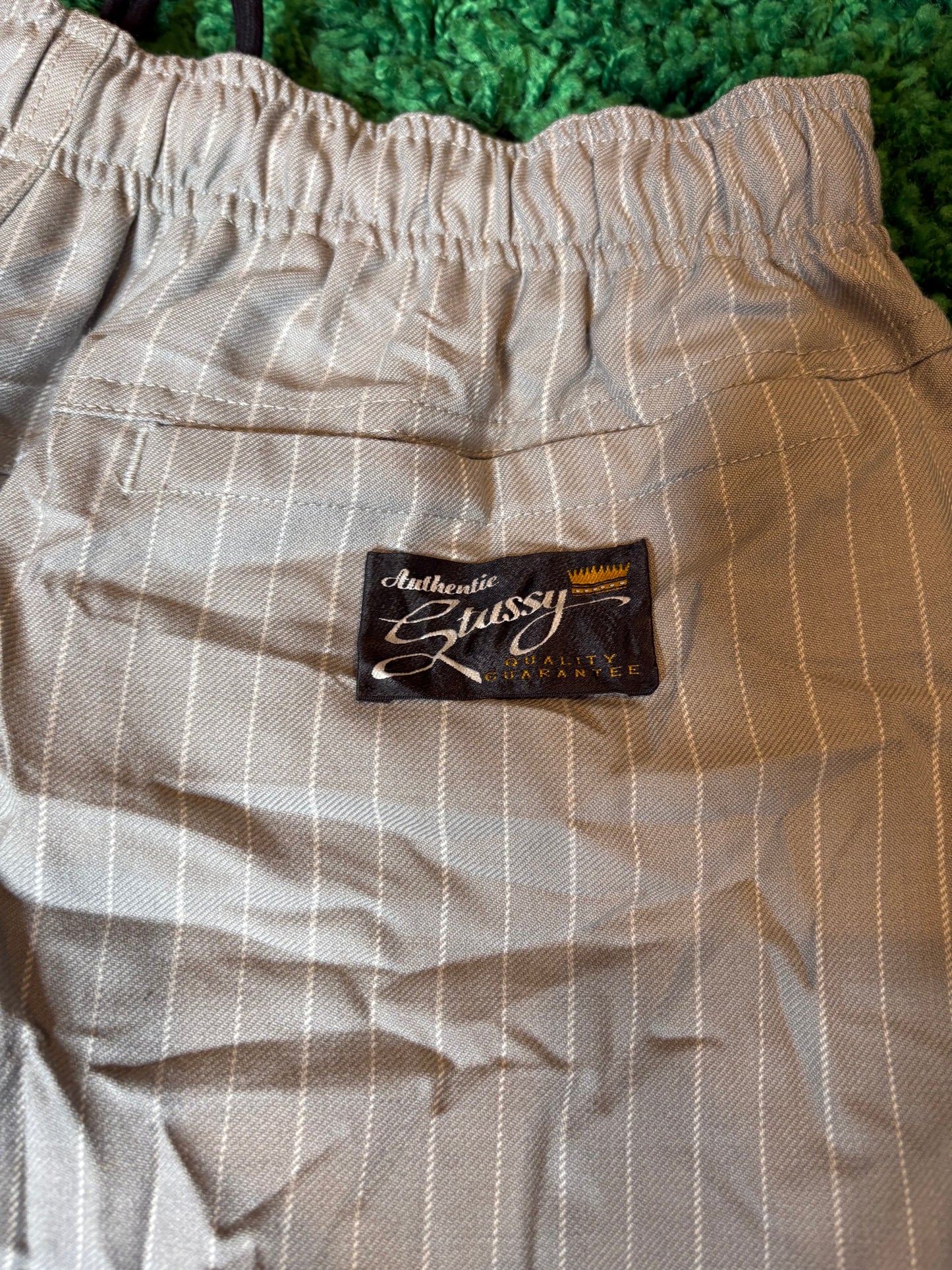 Stussy Wrinkle Pants Gray Size Small
