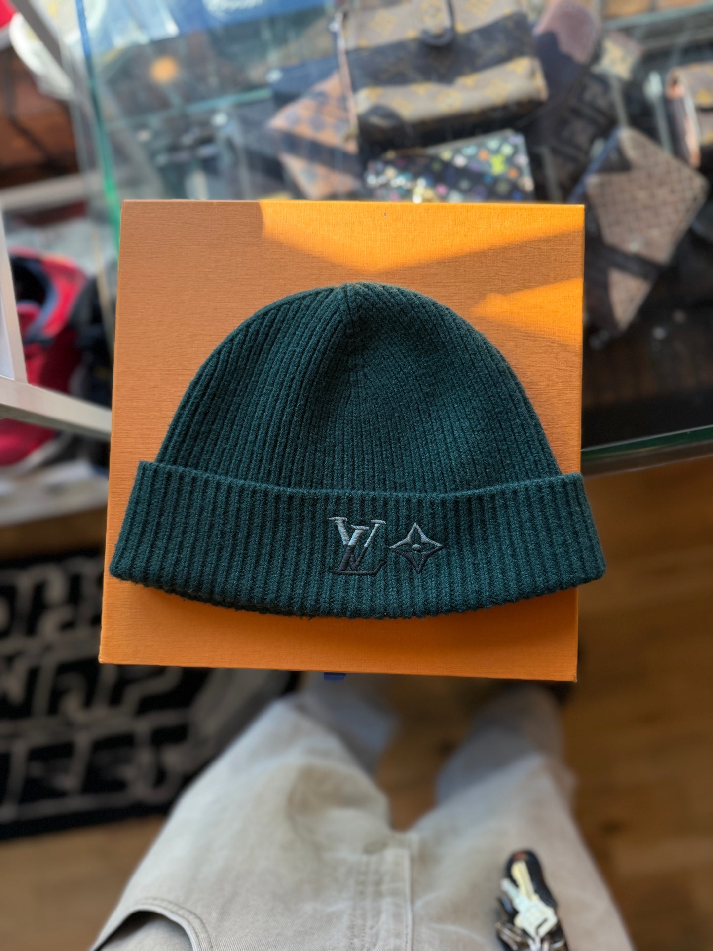 Louis Vuitton LV ‘Dual’ Beanie Green