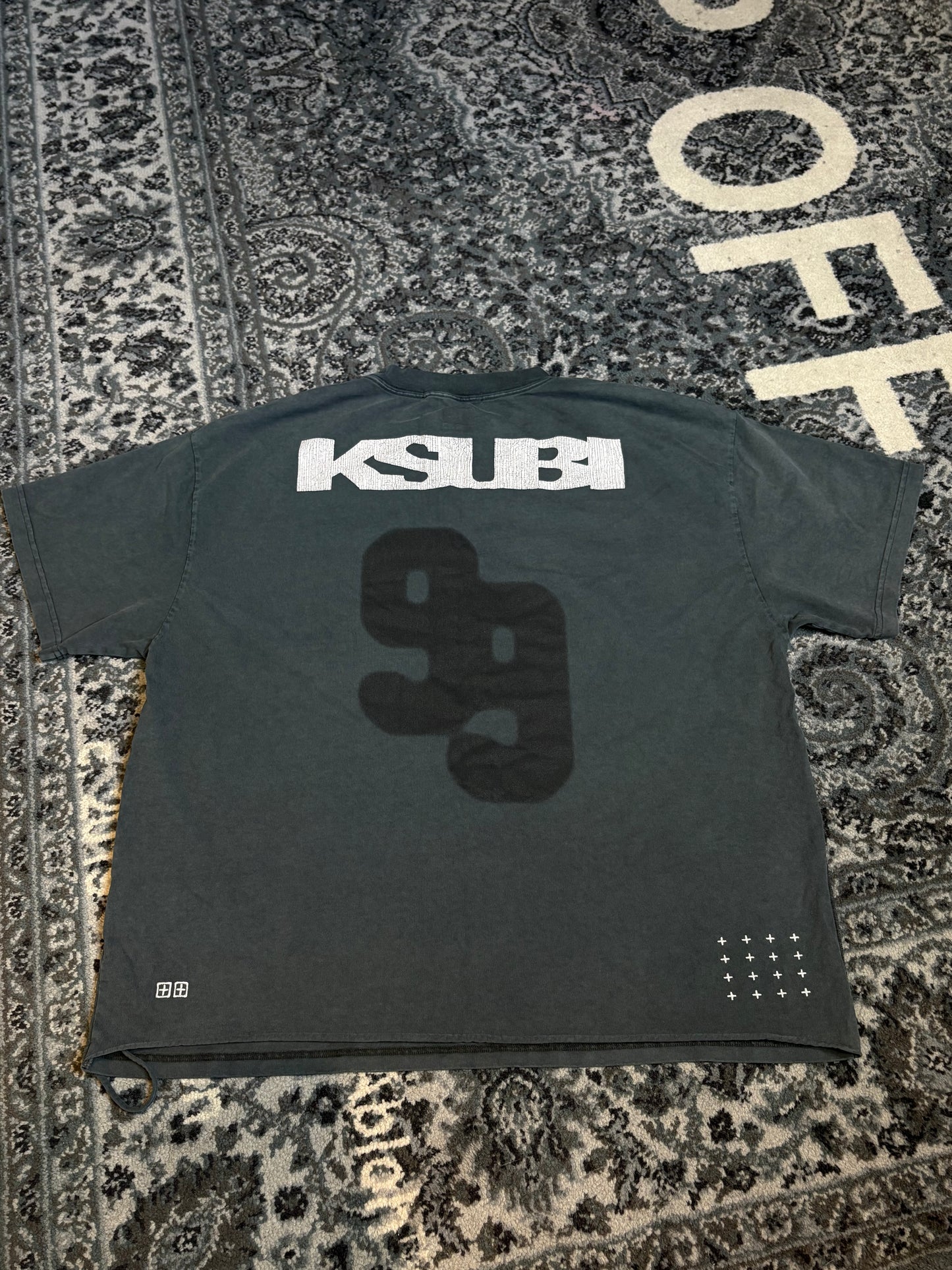 Ksubi Dark Gray Tee Size XXL