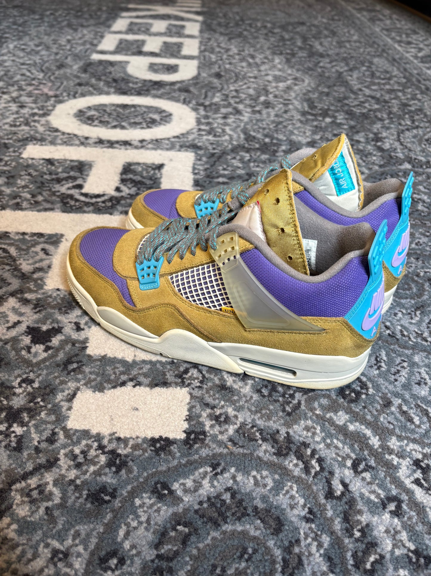 Union La x Air Jordan 4 Retro “Desert Moss” NB PO SIZE 10