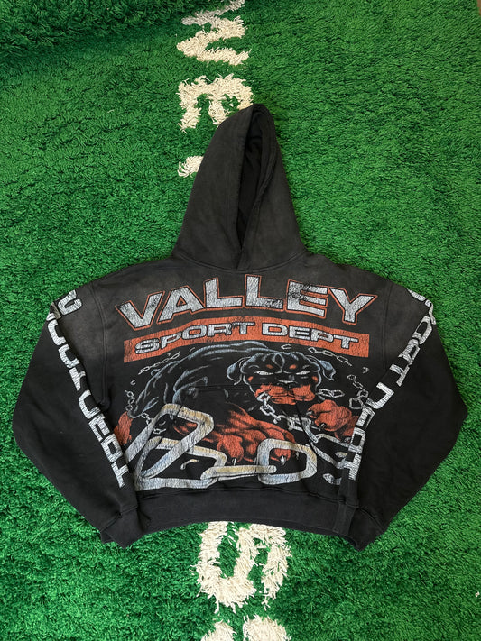 Vale Bulldog Hoodie Size Large