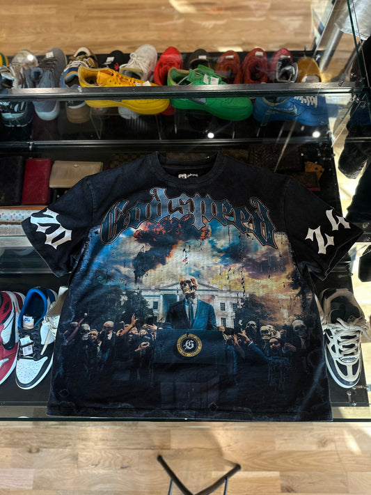 Godspeed President Tee Black Size XXL