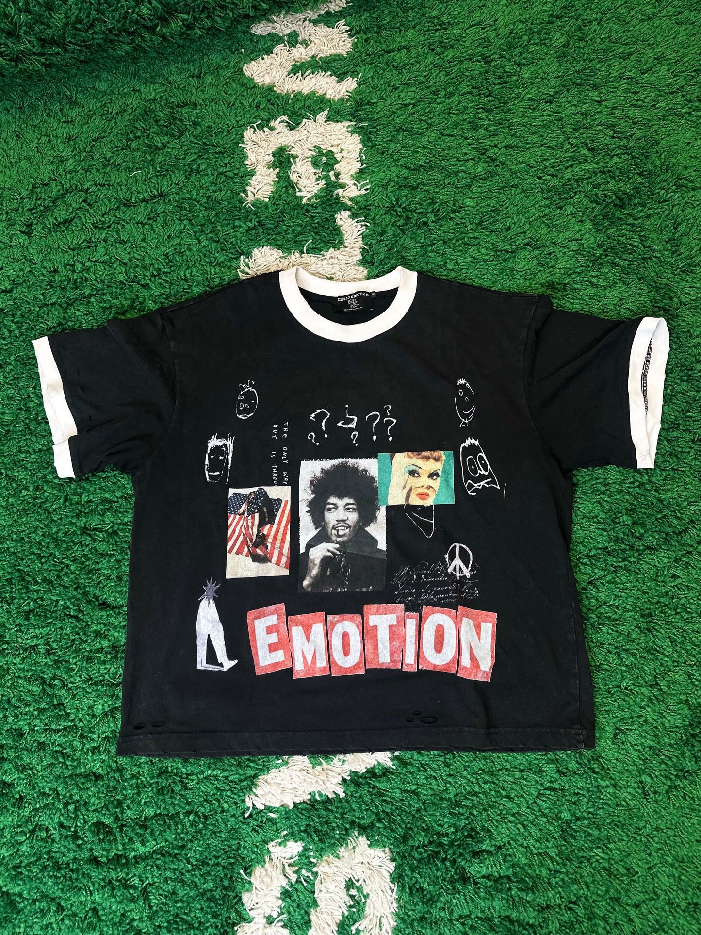 Mixed Emotions Tee Black Size Small