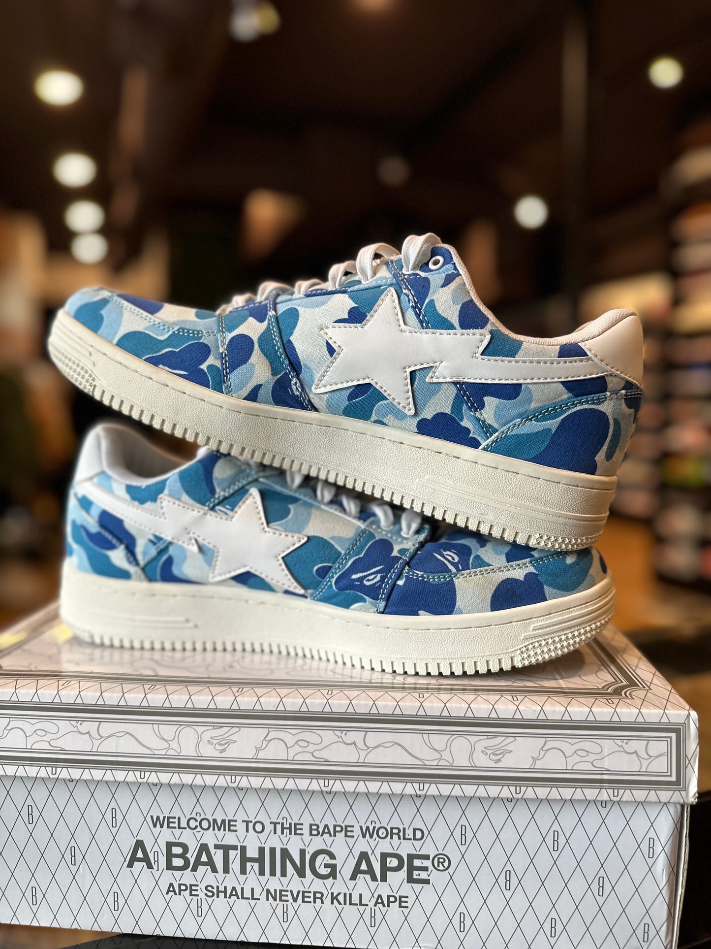 Bapesta Blue Camo Sz. 13 OG