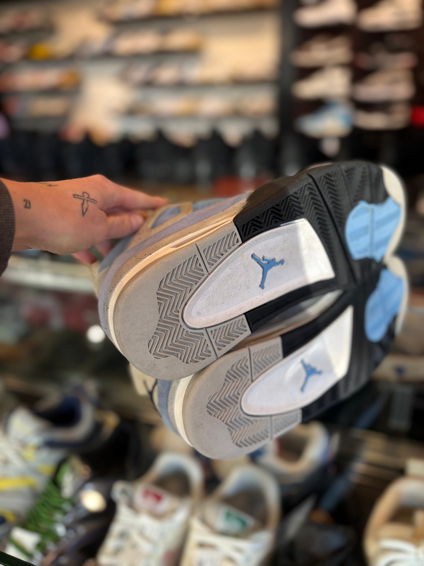 Jordan 4 UNC Clean NB Size 13