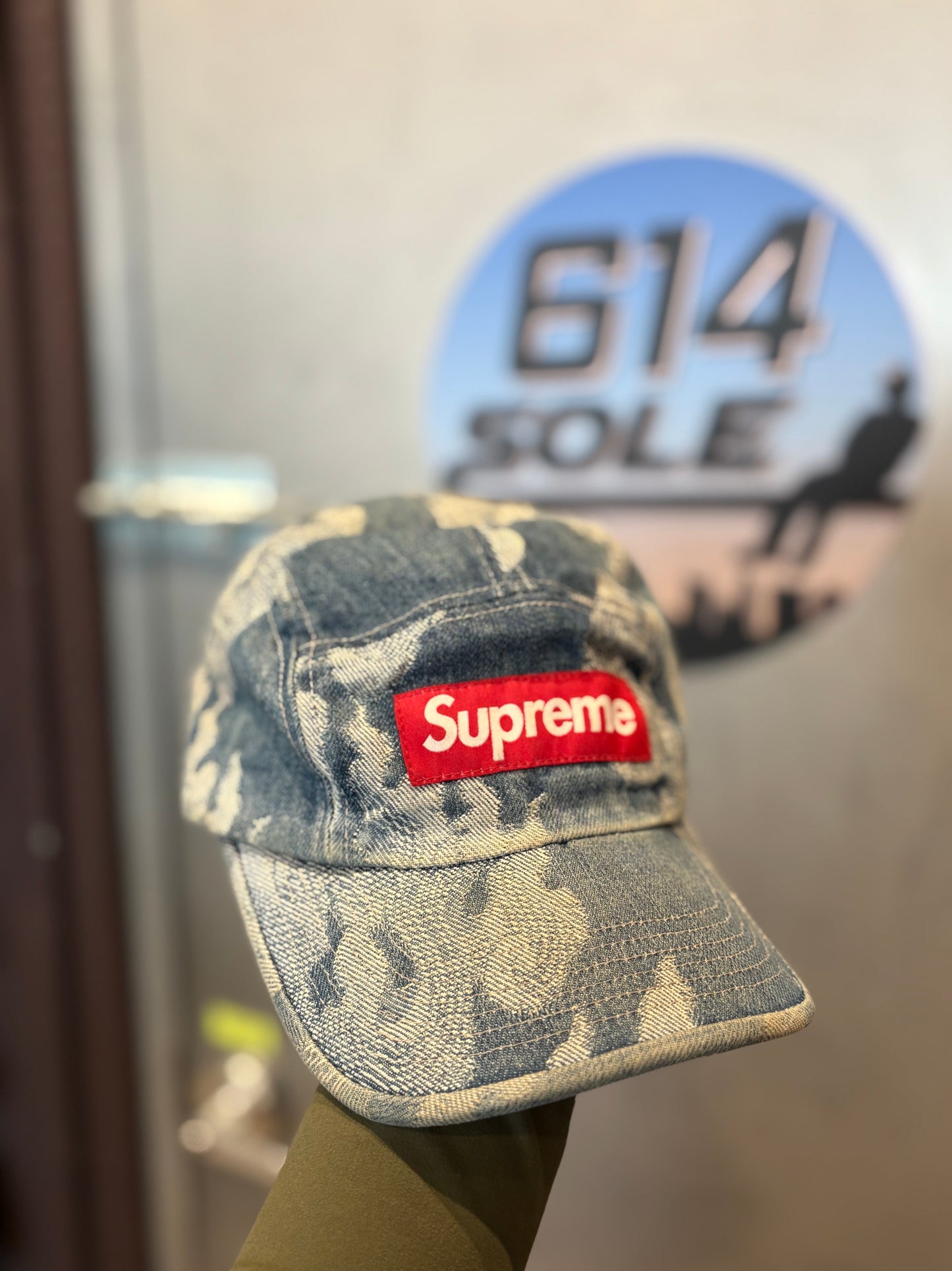 Supreme Denim Box Logo Hat
