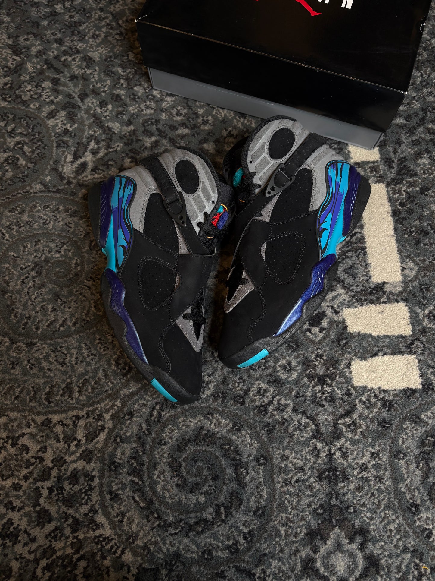 Jordan 8 Retro “Aqua” Vnds Og Size 13