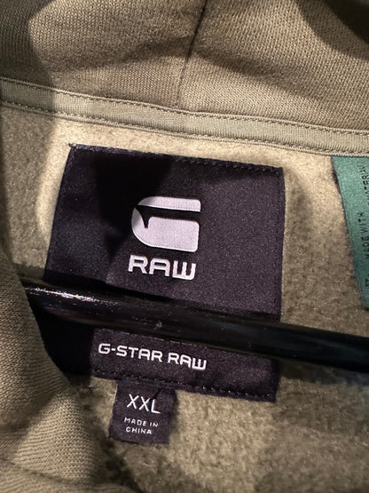 G-Star Raw Olive Hoodie Sz. XL No flaws