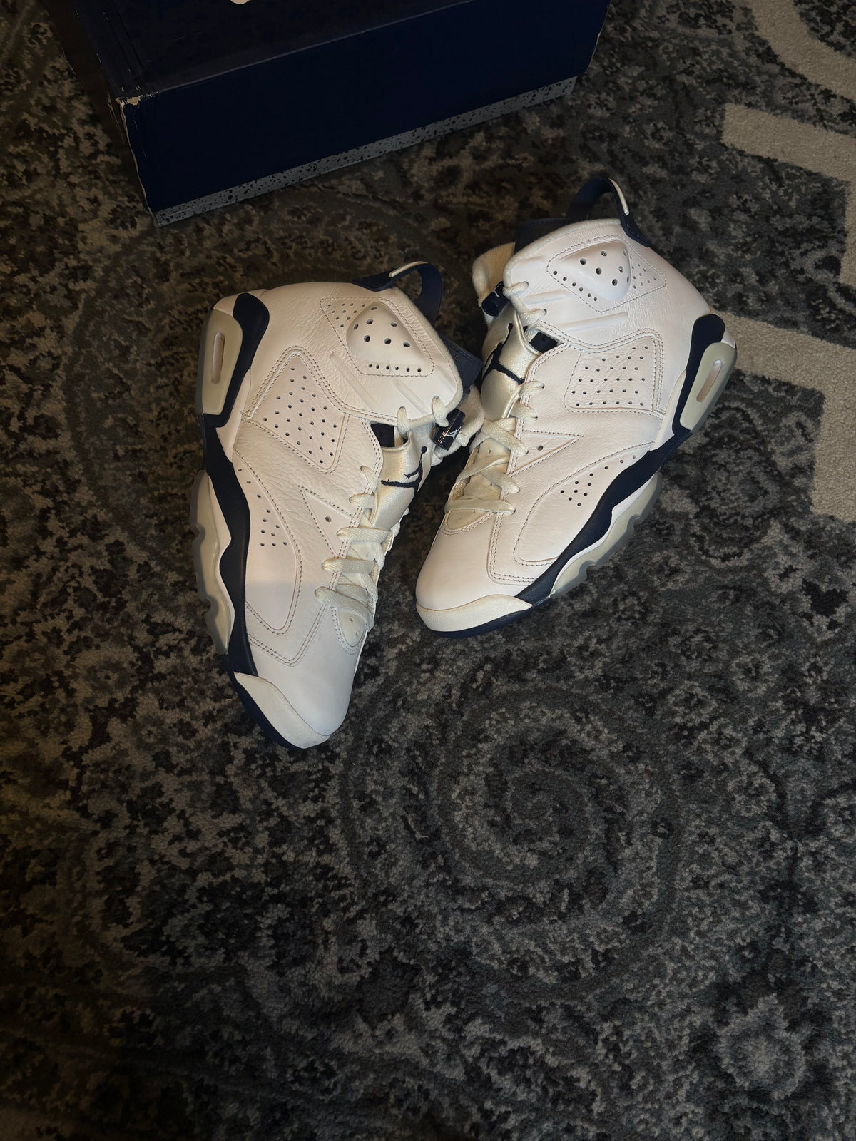 Jordan 6 Retro “Midnight Navy” Clean Og Size 10