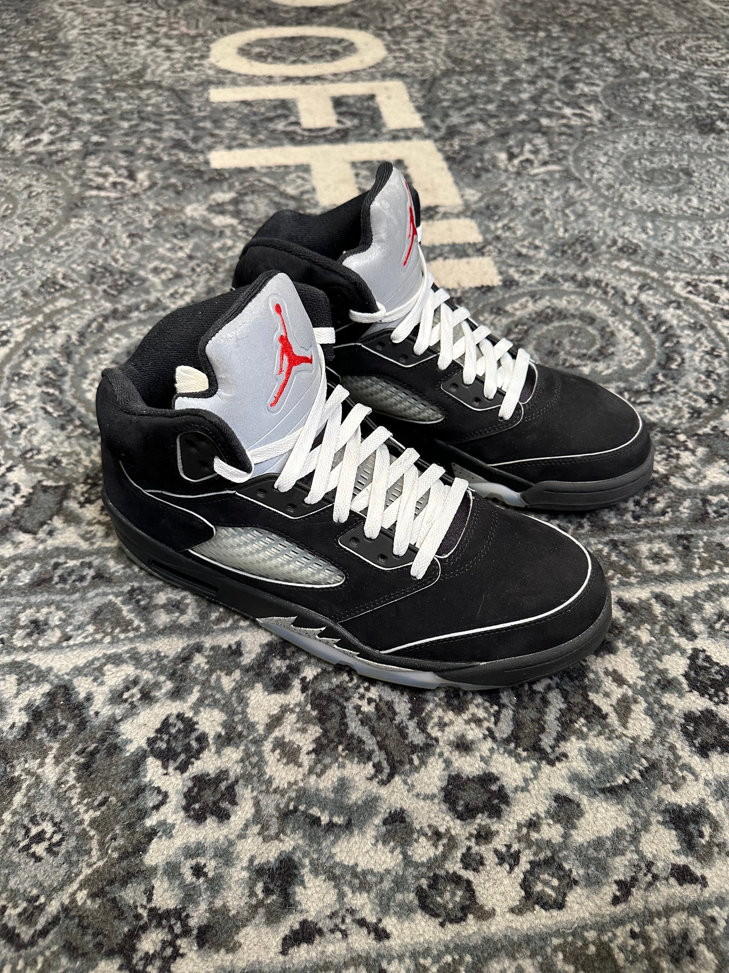 Jordan 5 Retro Black Metallic PO NB Size 10.5