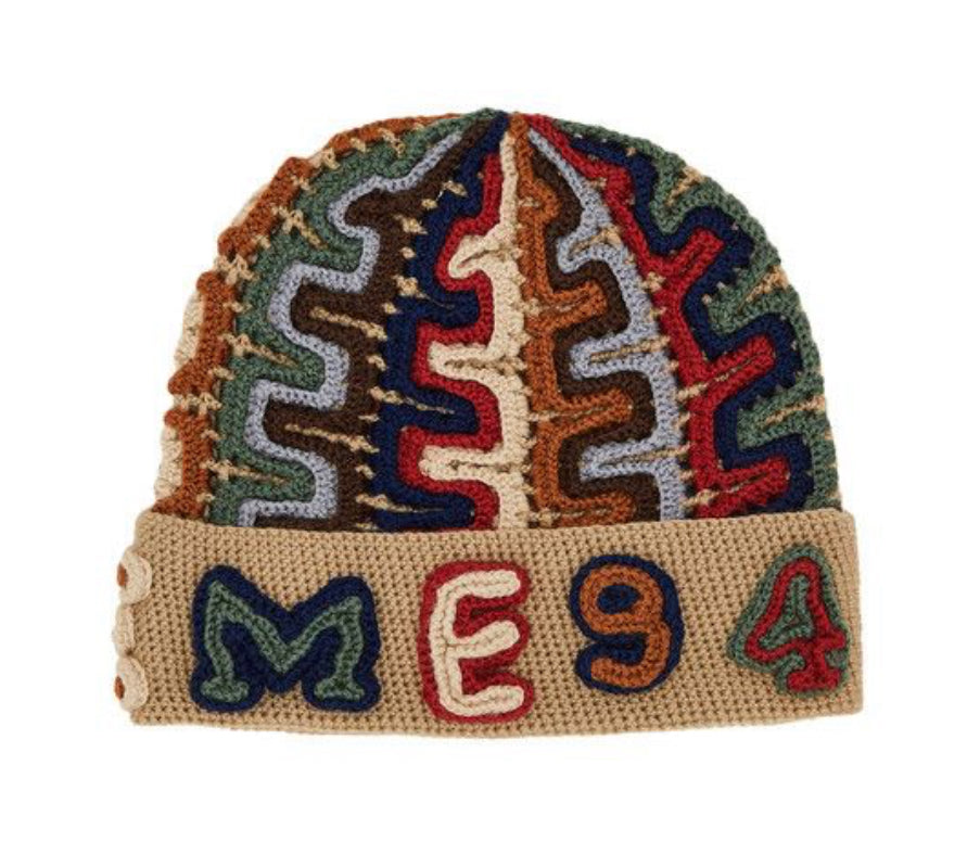 Supreme yam Appliqué Woven Beanie