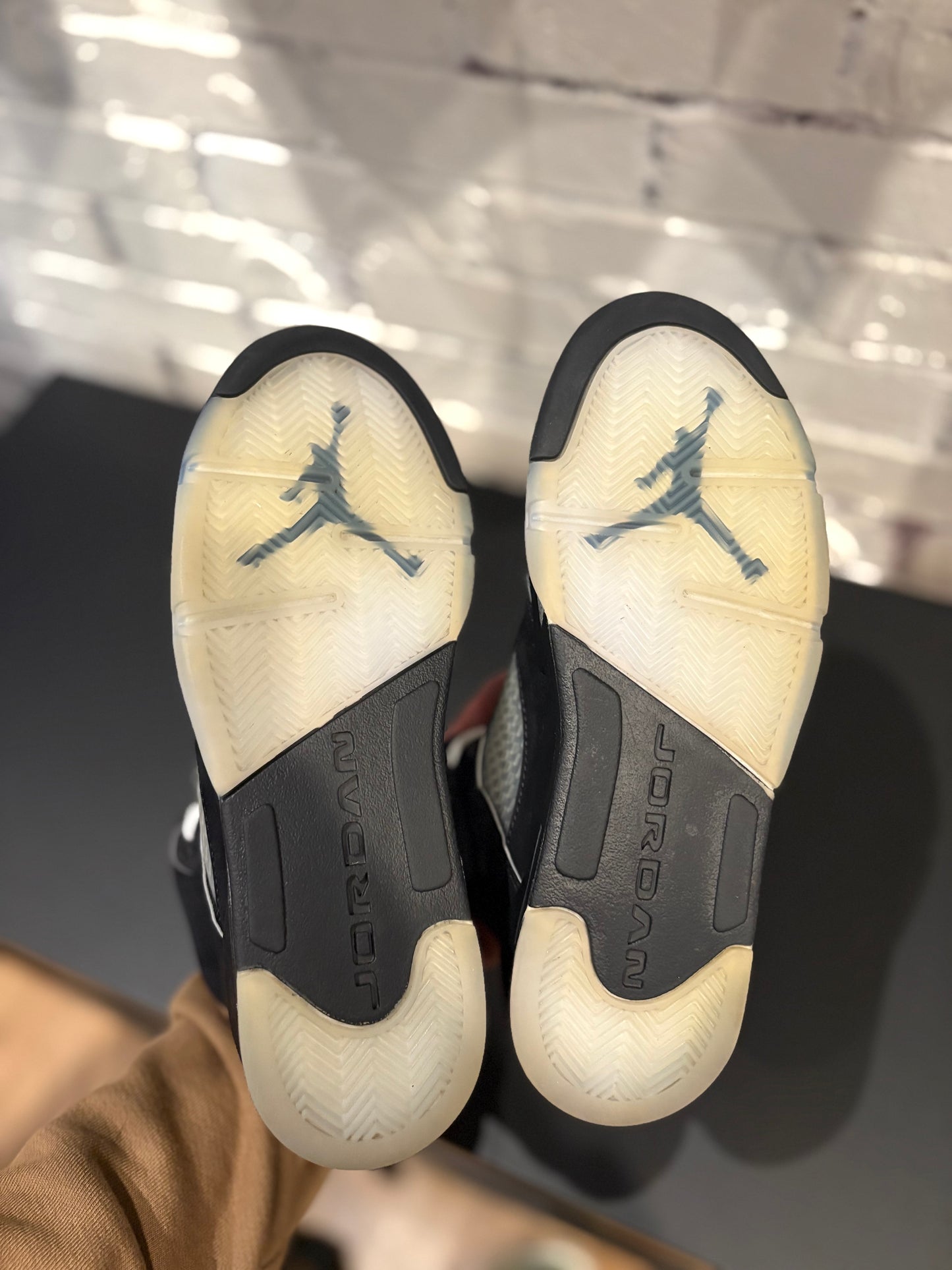 Jordan 5 Retro Black Metallic PO NB Size 7y