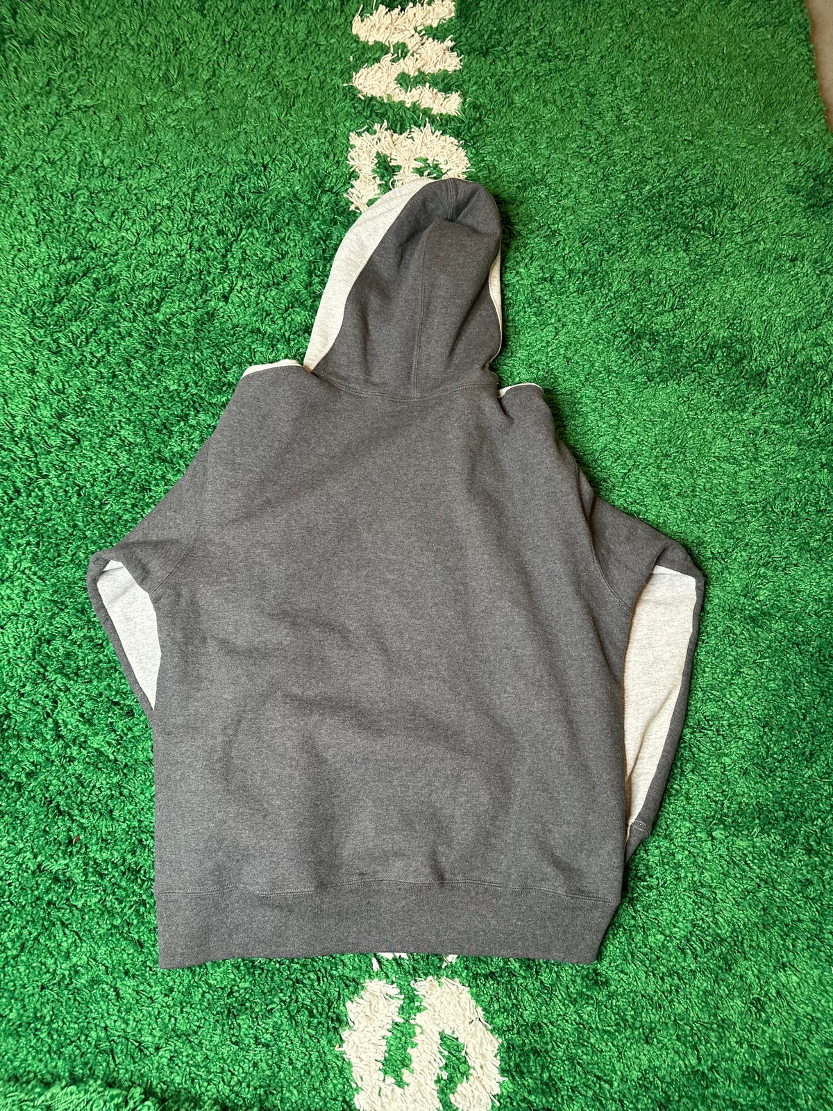 Supreme Split S Logo Hoodie Gray Size Large