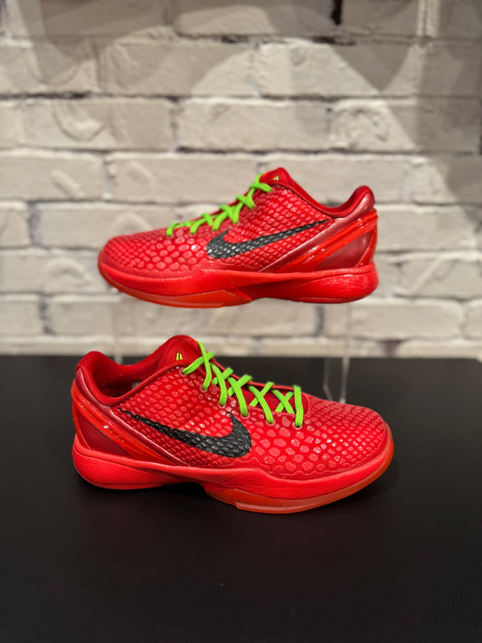 Kobe 6 ‘Reverse Grinch’ size 7y PO NB