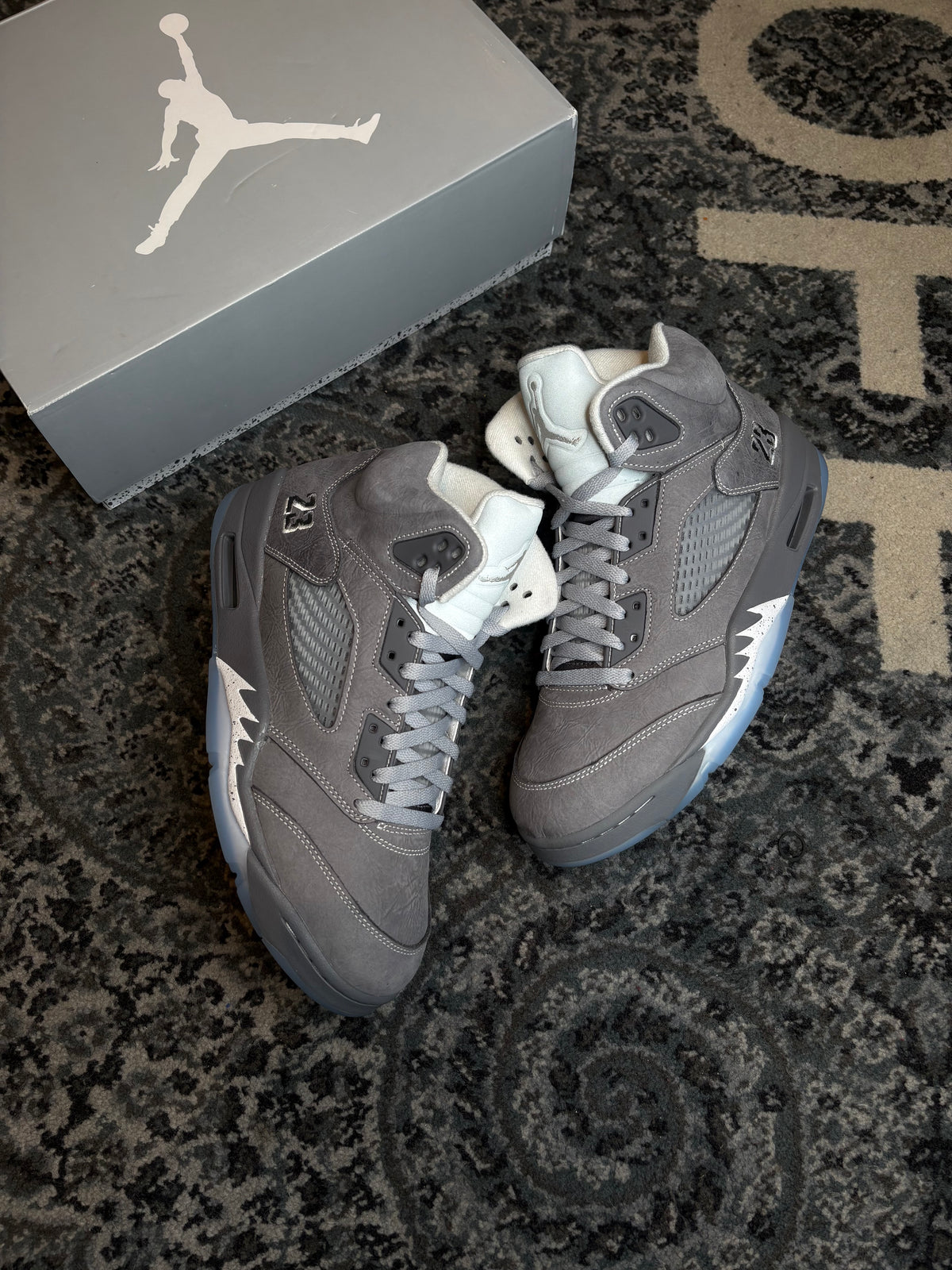 Jordan 5 Retro “Wolf Grey” Clean Og Size 10