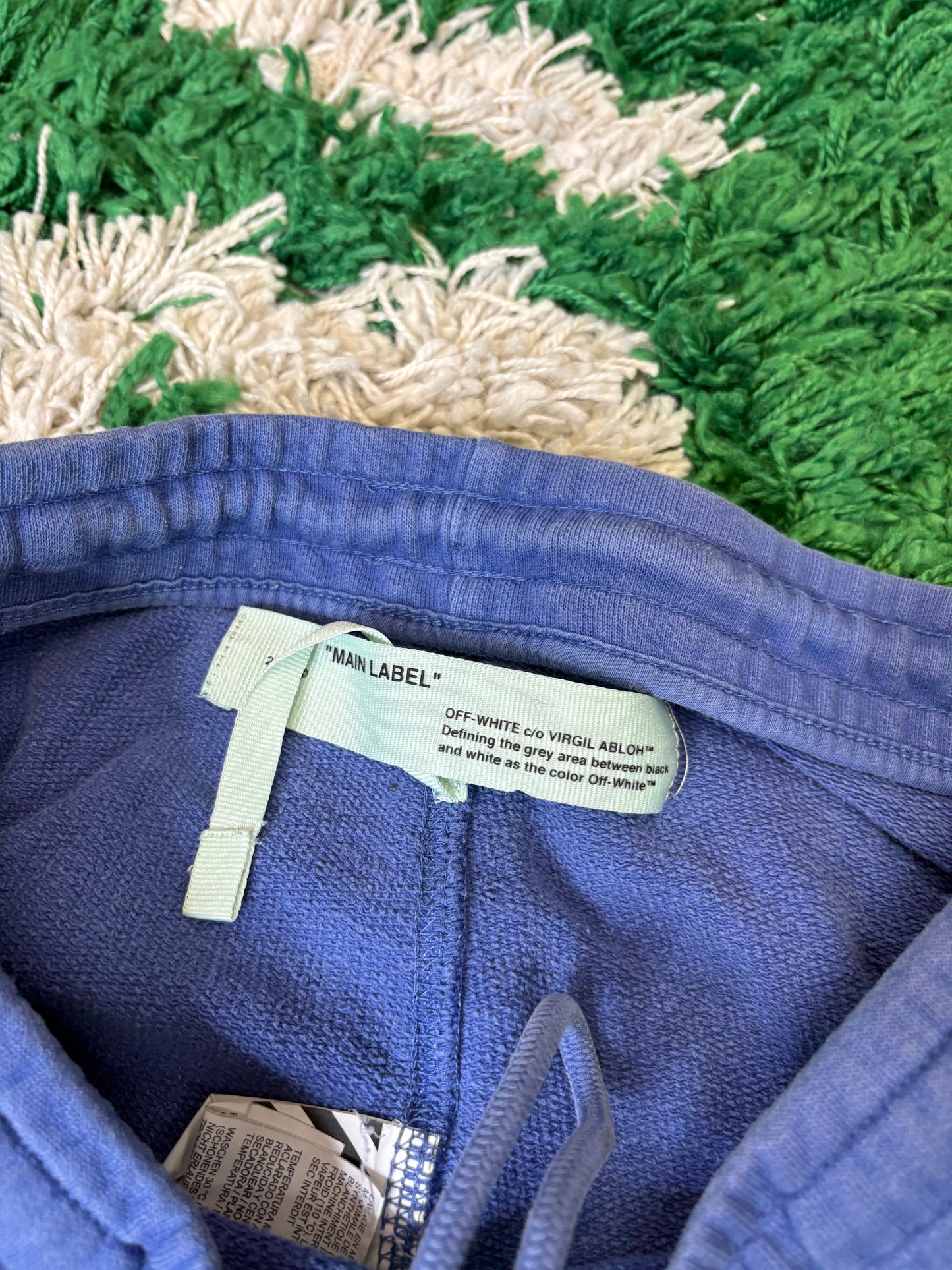 Off-White Sweatpants Blue Size XS