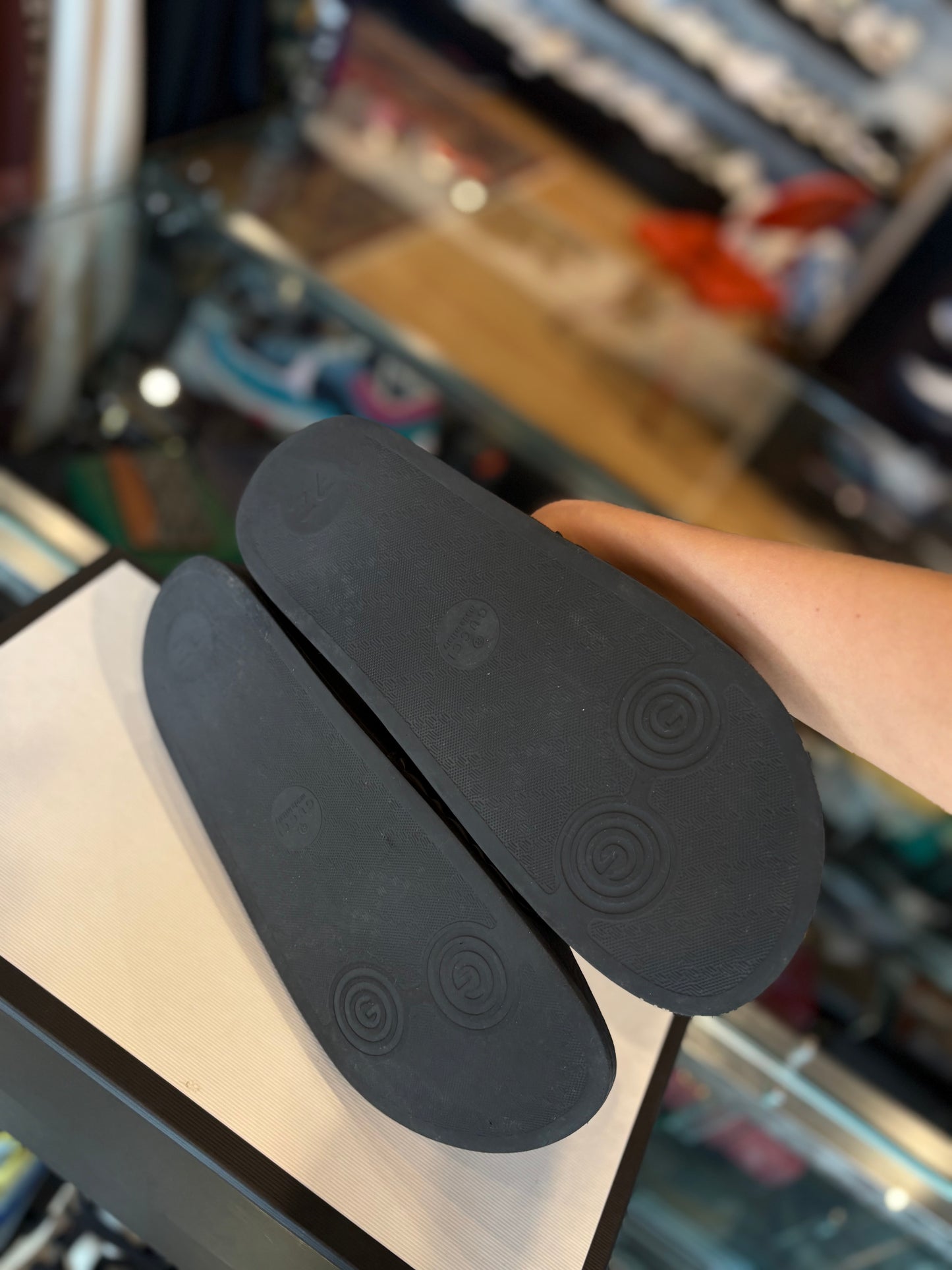 Gucci Black Slides Clean OG Size 7.5