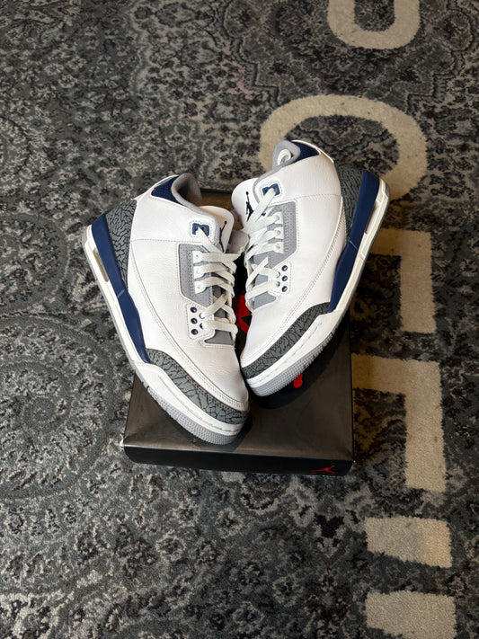 Jordan 3 Retro “Midnight Navy” CLEAN OG SIZE 7Y