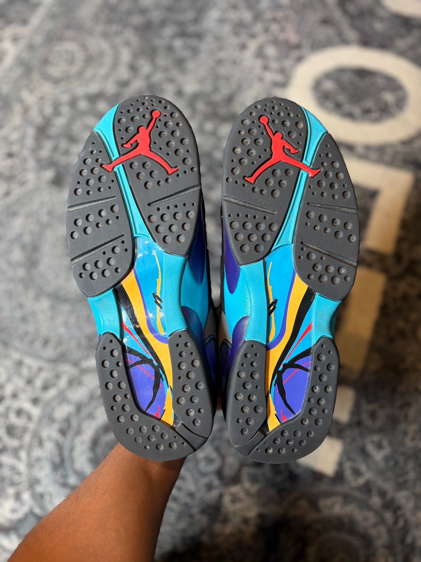 Jordan 8 Retro “Aqua” CLEAN NB SIZE 9.5