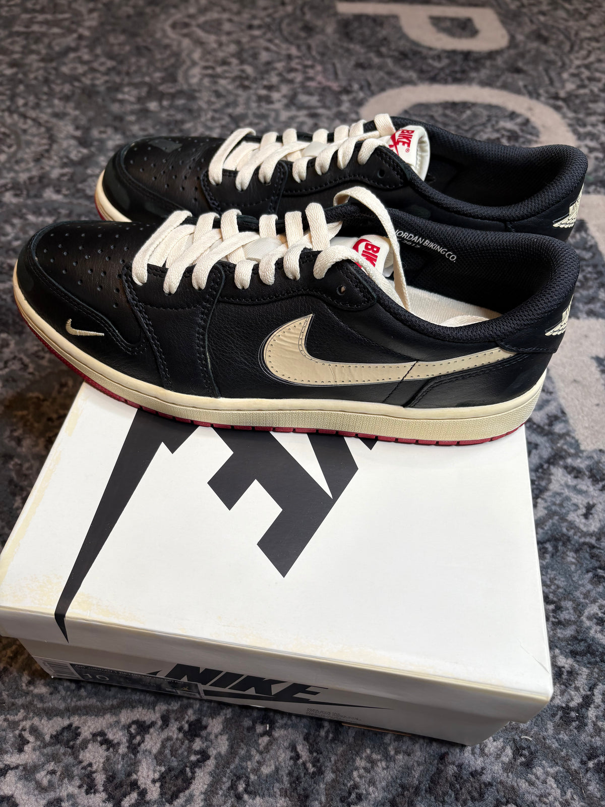 Jordan 1 Retro Low “Nigel Better With Time” Clean Og Size 10