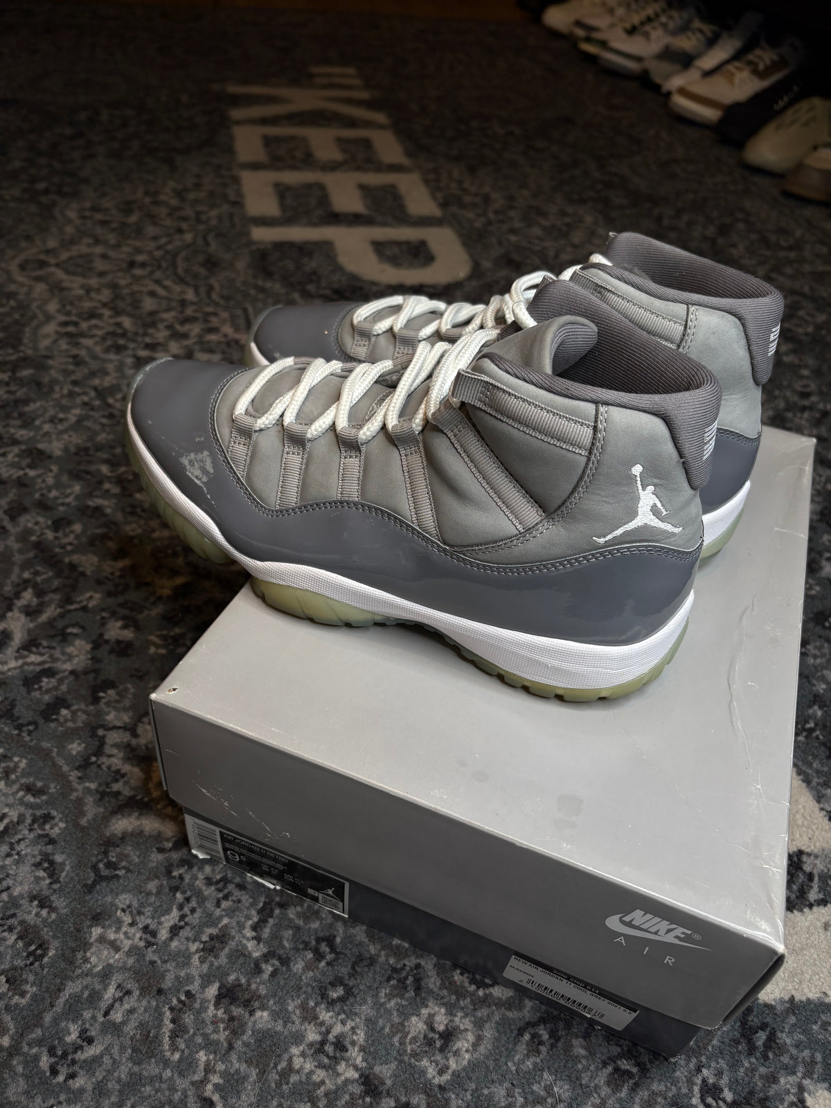 Jordan 11 Retro “Cool Grey” Po Og Size 9.5