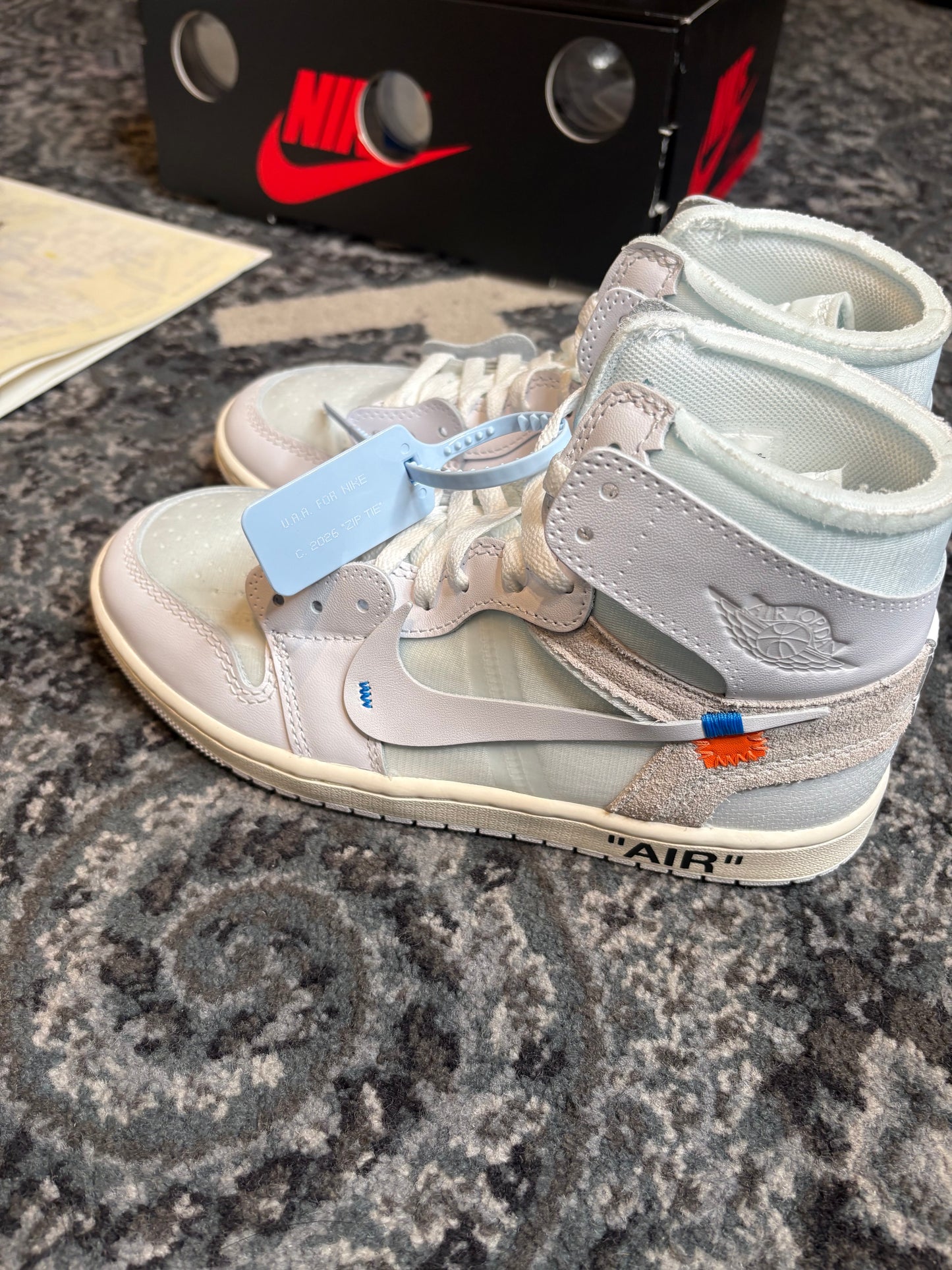 Jordan 1 Retro “Virgil Abloh Archive Alaska” Clean Og Size 8.5
