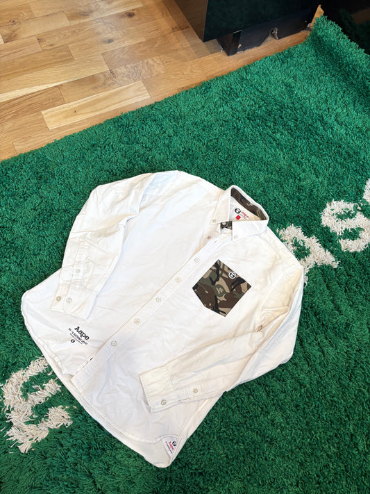 Ape White Long Sleeve Size Large