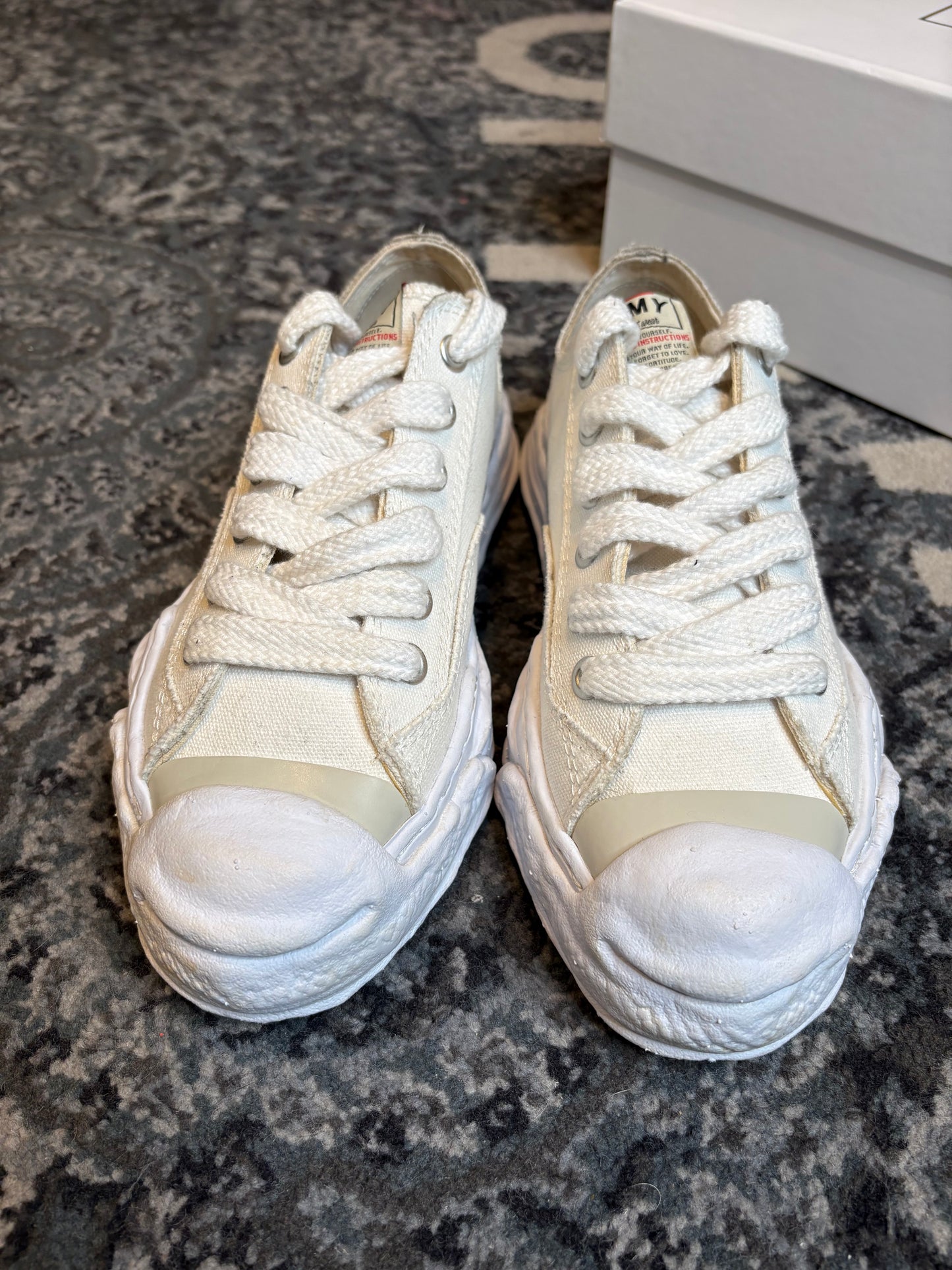 Maison Mihara Yasuhiro Hank OG Sole Canvas Low “White” Clean Og Size 8(41 EU)